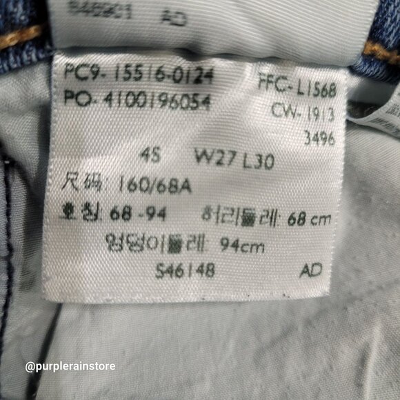 Levi's Jeans 4 S Bootcut 515 Mid Rise Medium Light Wash Stretch Denim Western - Picture 6 of 13